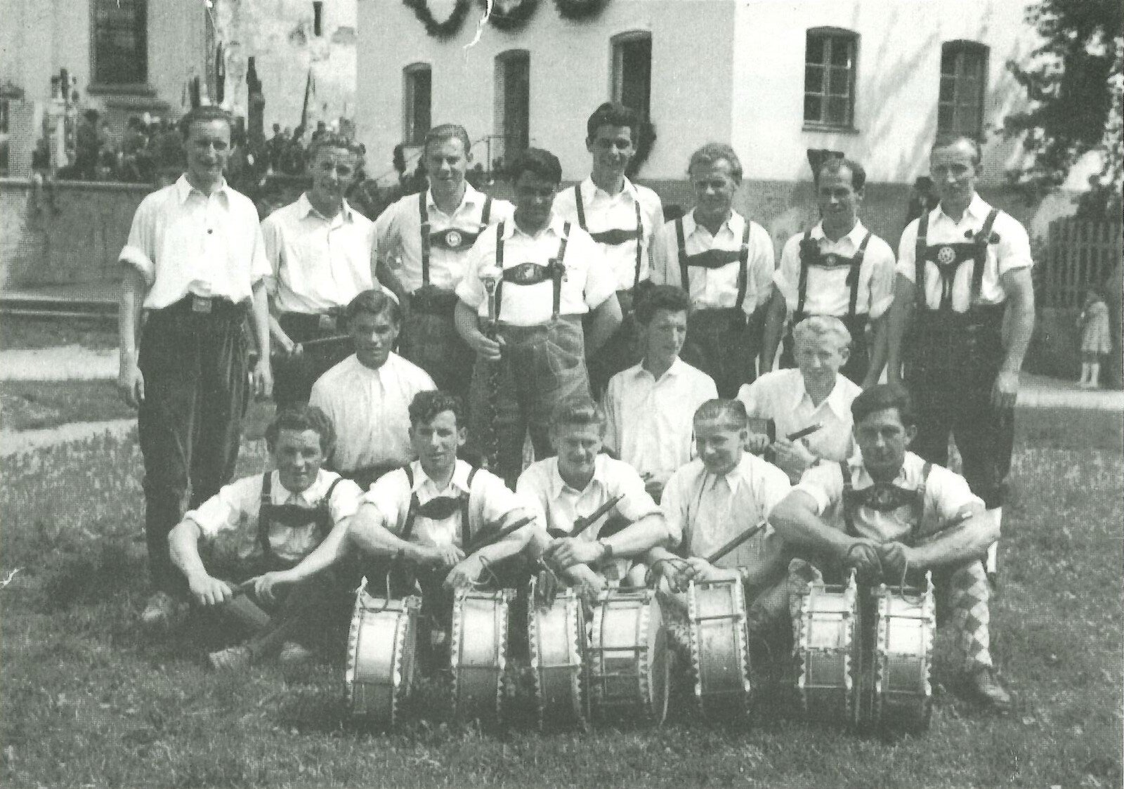 1953_erster_Auftritt_ZornedingGründungsmitglieder